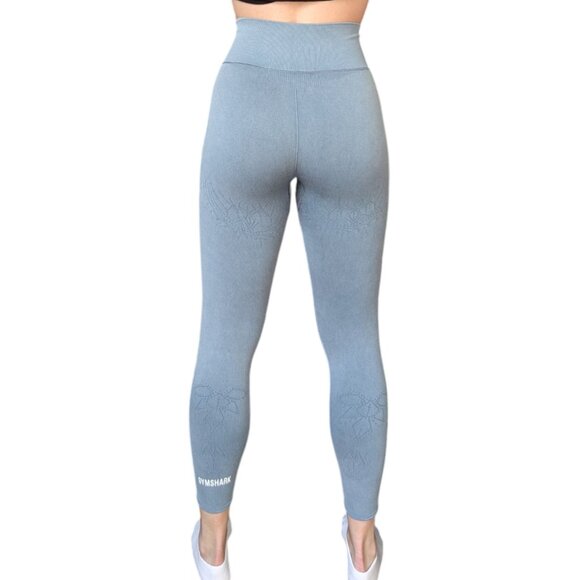 Gymshark Blue Mandala Yoga Leggings Women Size Small - Picture 3 of 10